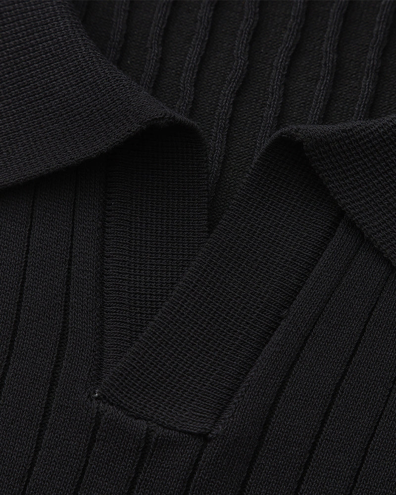 MANSSINO™ | RIBBED KNIT POLO