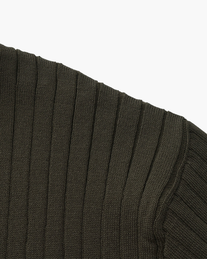 MANSSINO™ | Classic Collar Ribbed Knit Polo