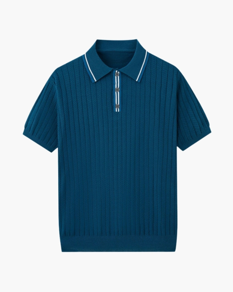 MANSSINO™ | Textured knit polo