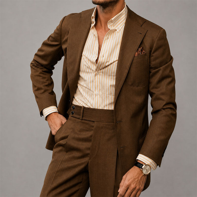 MANSSINO™ | Men's Two-Piece Linen Suit