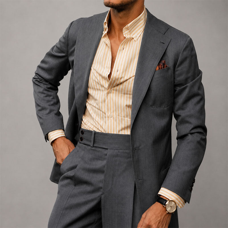 MANSSINO™ | Men's Two-Piece Linen Suit