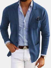 MANSSINO™ | Men's Knit Polyester Blazer