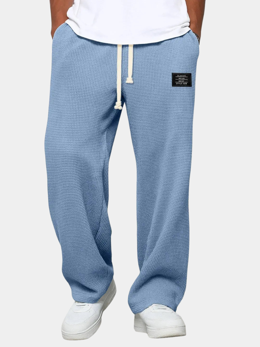 MANSSINO™ | Men's Woven Wide-Leg Drawstring Trousers