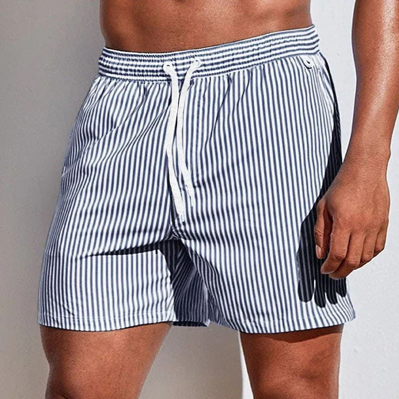 MANSSINO™ | Men's Quick-Dry Striped Swim Shorts