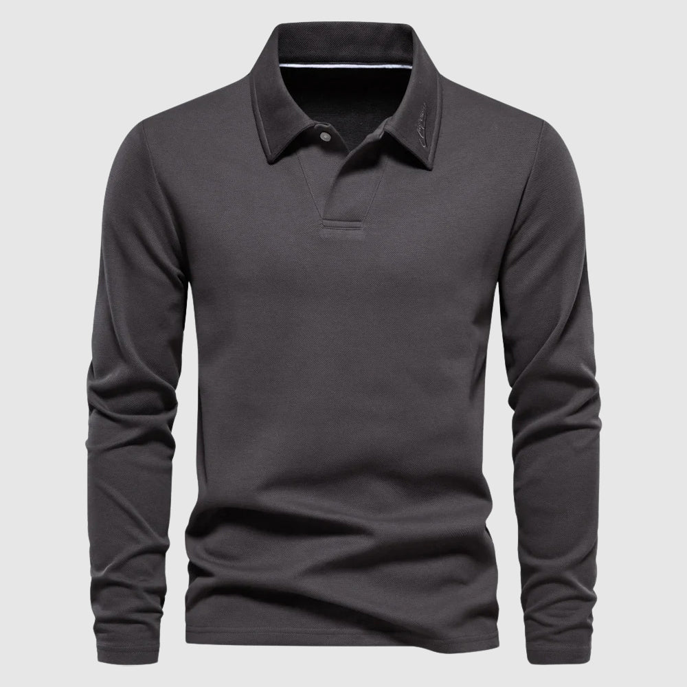 MANSSINO™ | Smart Long Sleeve Polo