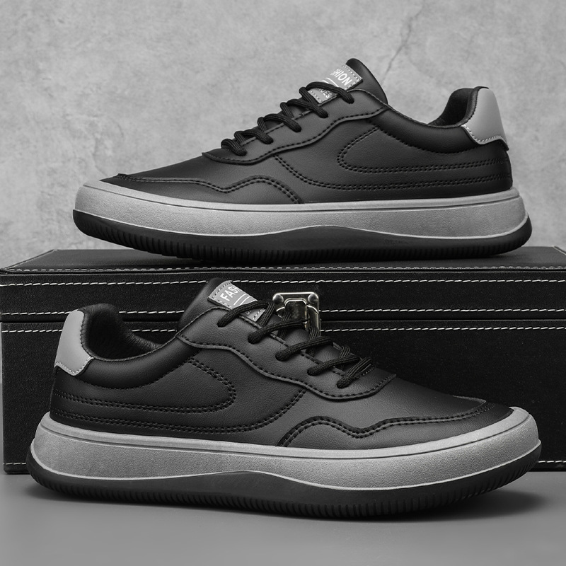 MANSSINO™ | Genuine Leather Low-Top Trainers