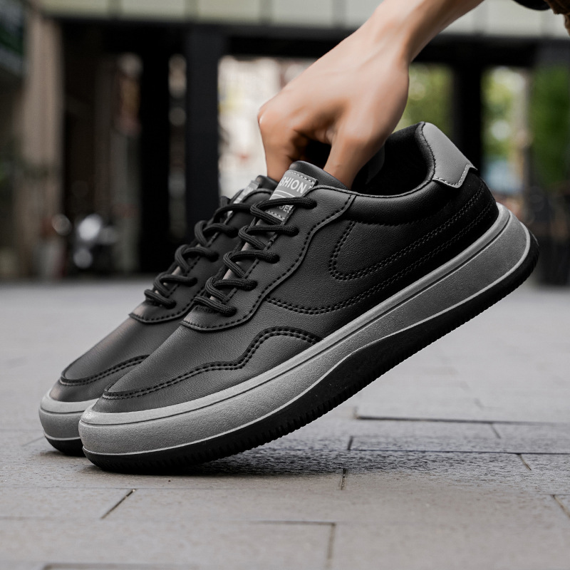 MANSSINO™ | Genuine Leather Low-Top Trainers
