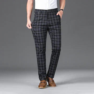 MANSSINO™ | Men's Cotton Check Trousers