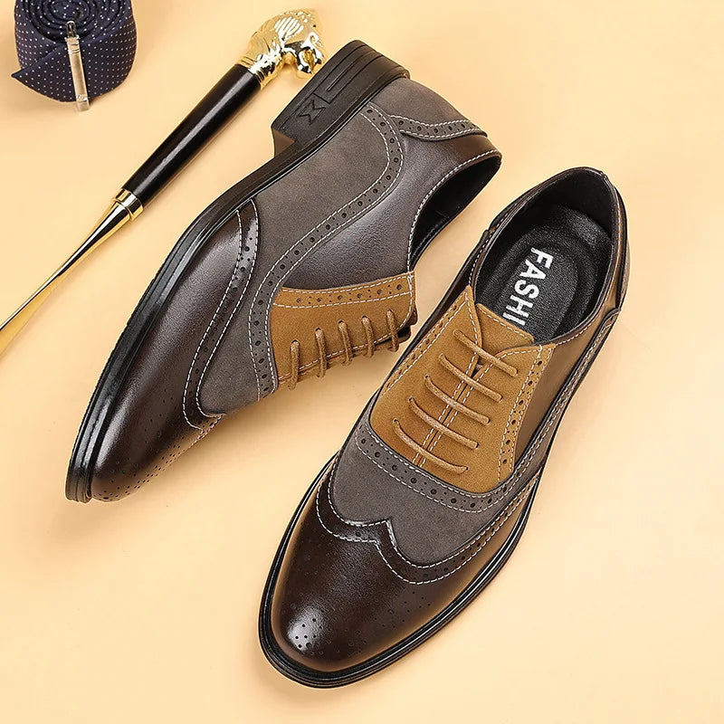 MANSSINO™ | MENS LACE-UP BROGUES