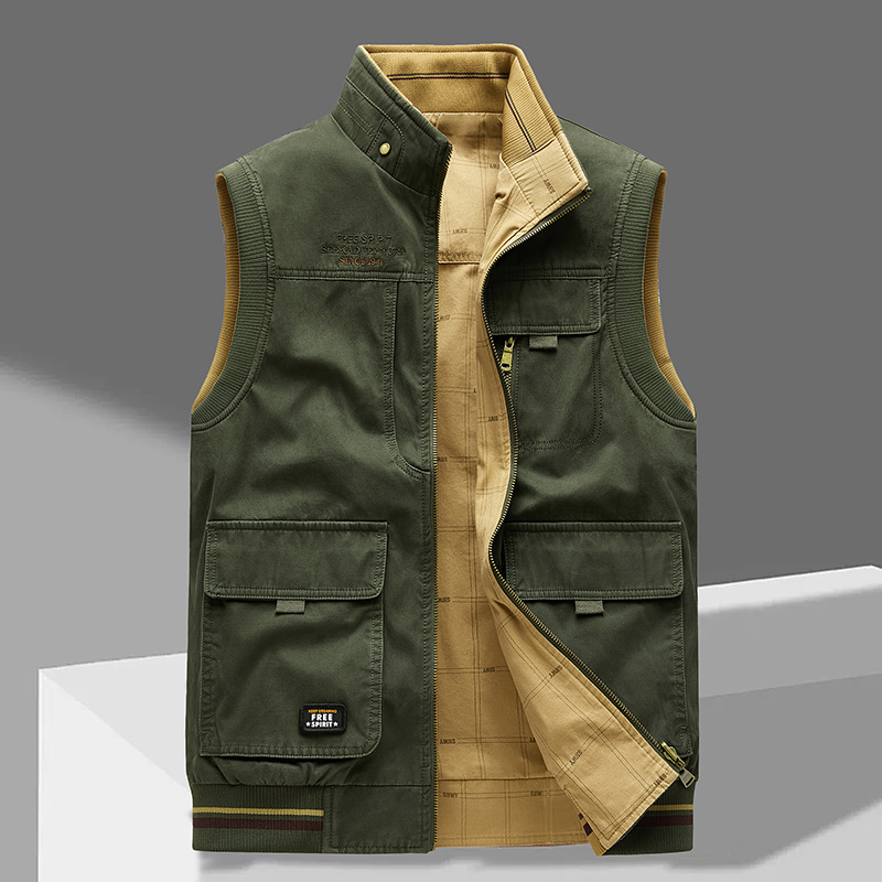 MANSSINO™ | Five-Pocket Cotton Gilet