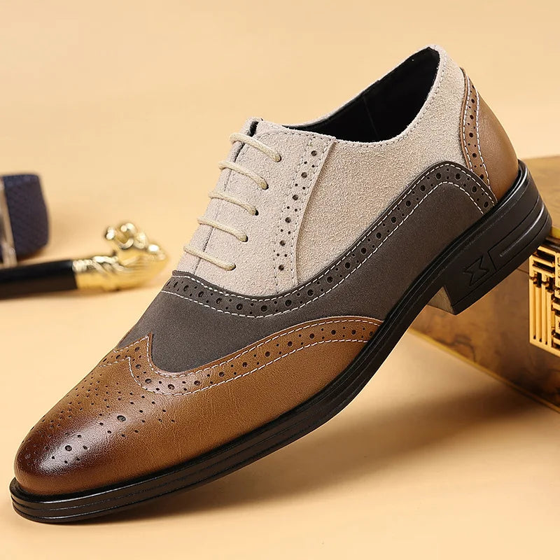 MANSSINO™ | MENS LACE-UP BROGUES
