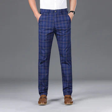 MANSSINO™ | Men's Cotton Check Trousers
