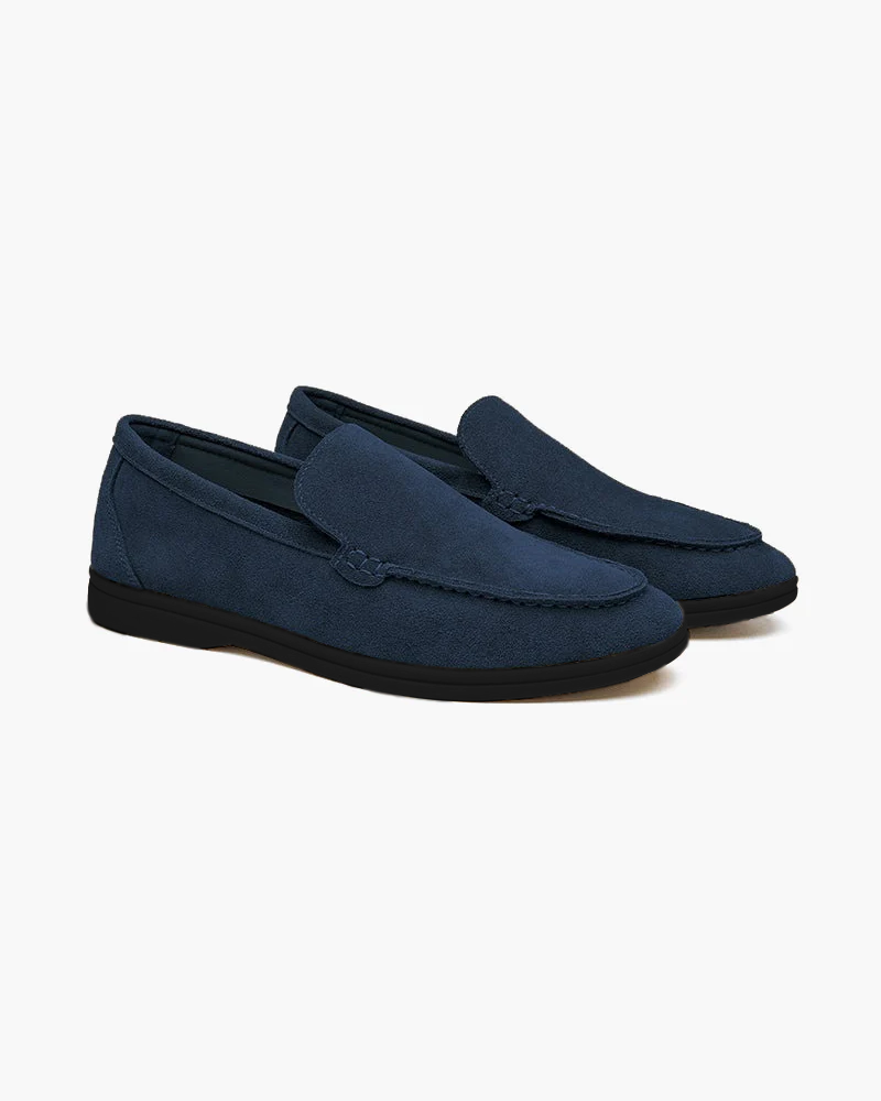 MANSSINO™ | Premium Suede Loafers with Black Sole