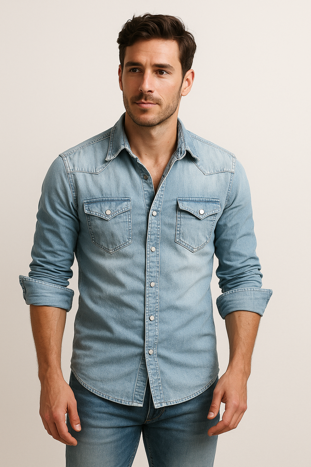 MANSSINO™ | Denim Shirt