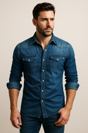MANSSINO™ | Denim Shirt