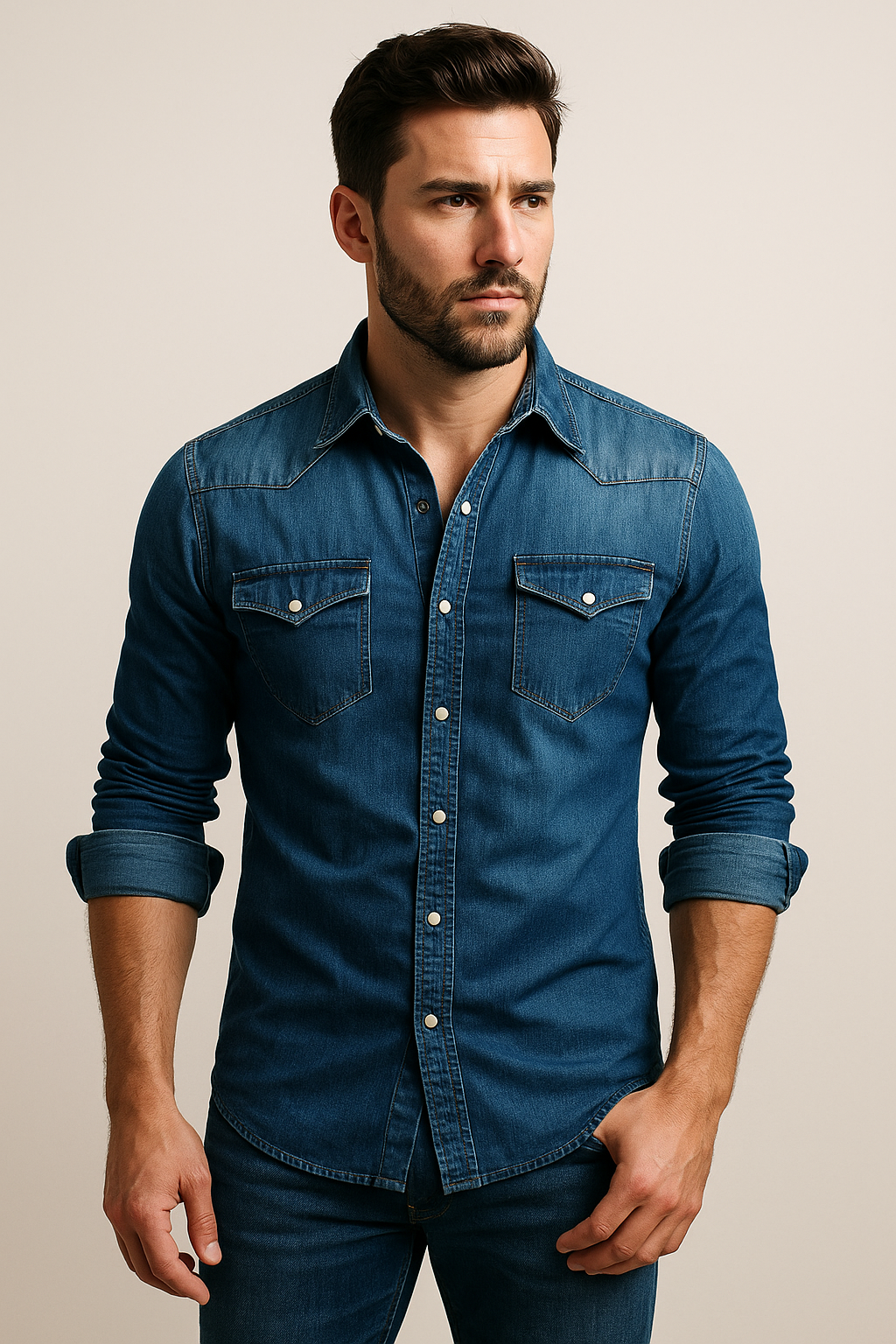 MANSSINO™ | Denim Shirt
