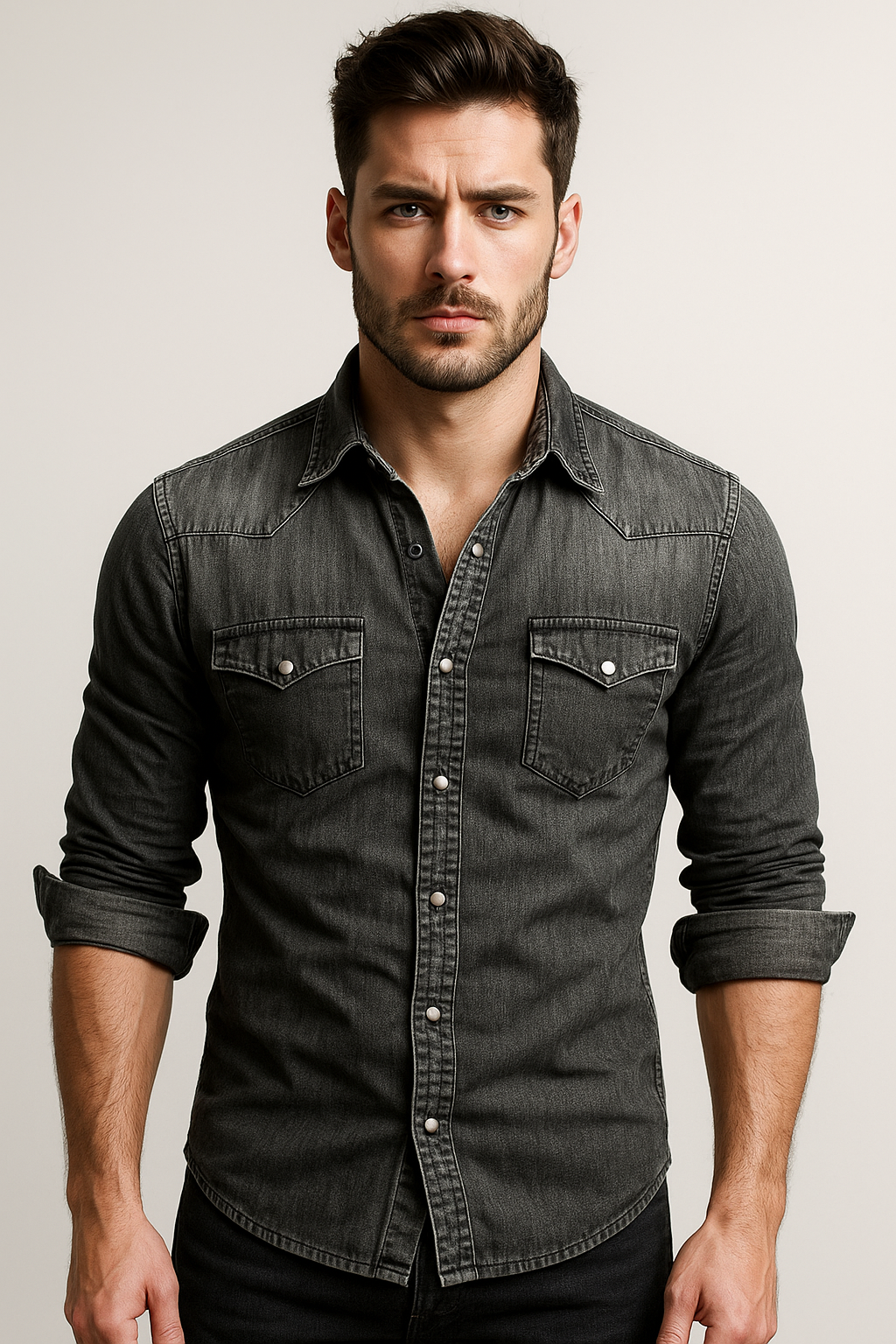 MANSSINO™ | Denim Shirt
