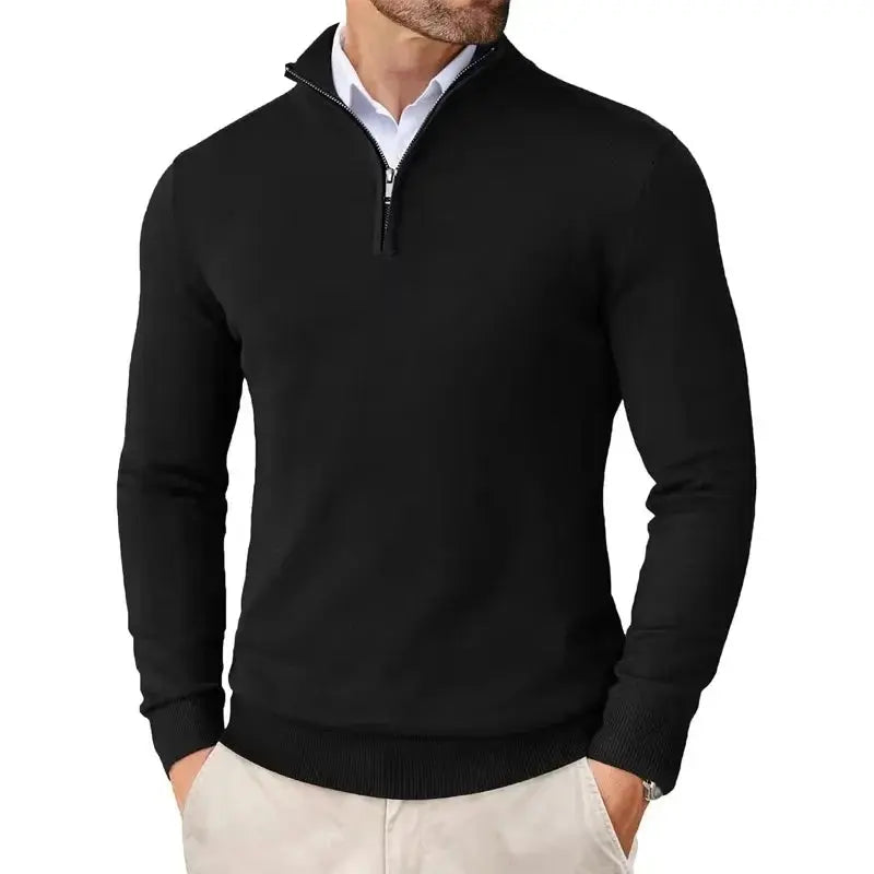 MANSSINO™ | Half-Zip Sweater