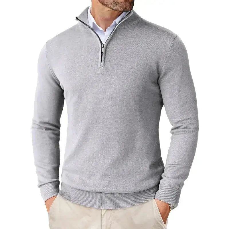 MANSSINO™ | Half-Zip Sweater