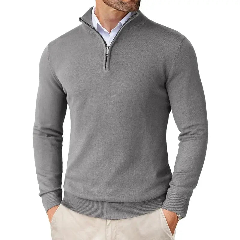 MANSSINO™ | Half-Zip Sweater