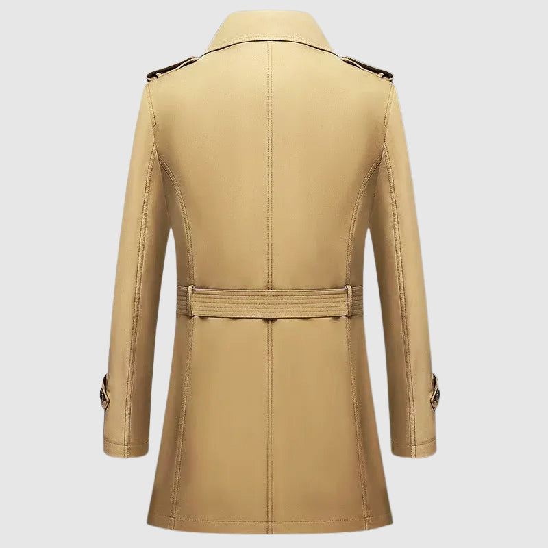 MANSSINO™ | DOUBLE-BREASTED TRENCH COAT