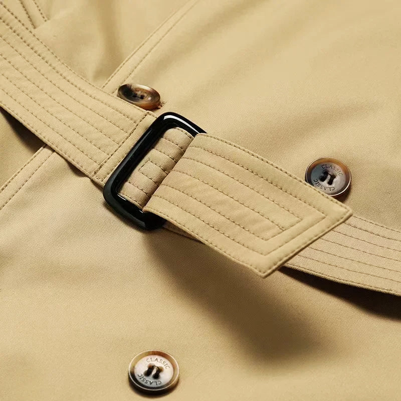 MANSSINO™ | DOUBLE-BREASTED TRENCH COAT