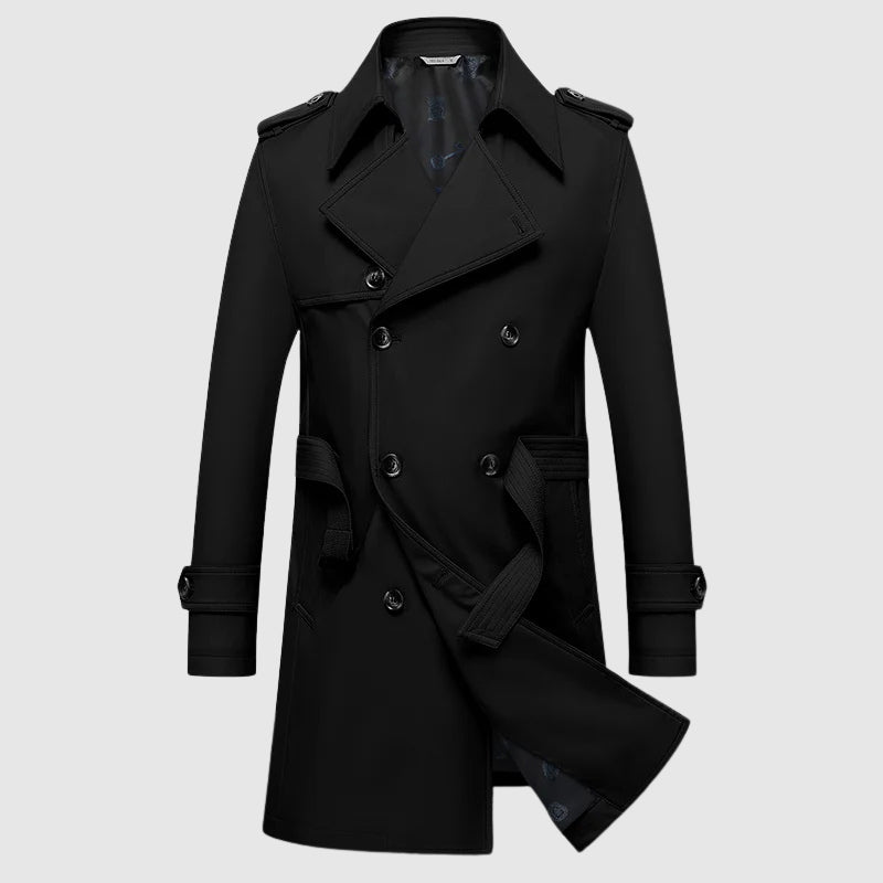 MANSSINO™ | DOUBLE-BREASTED TRENCH COAT