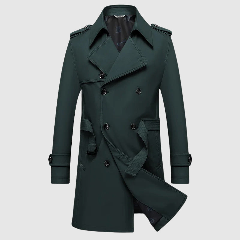 MANSSINO™ | DOUBLE-BREASTED TRENCH COAT