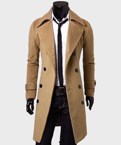 MANSSINO™ | DOUBLE-BREASTED WOOL COAT