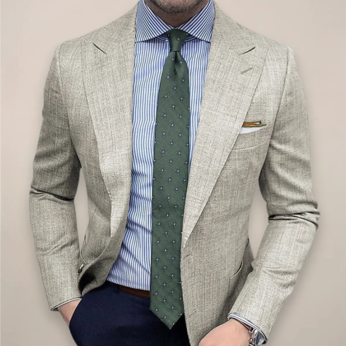 MANSSINO™ | Linen Blazer