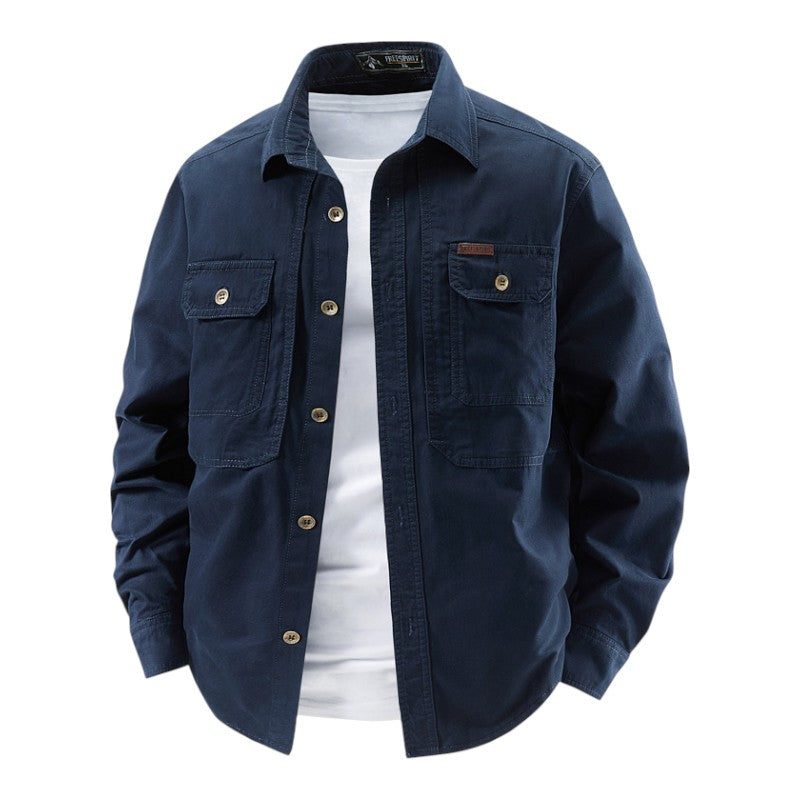 MANSSINO™ | Long-Sleeve Utility Shirt