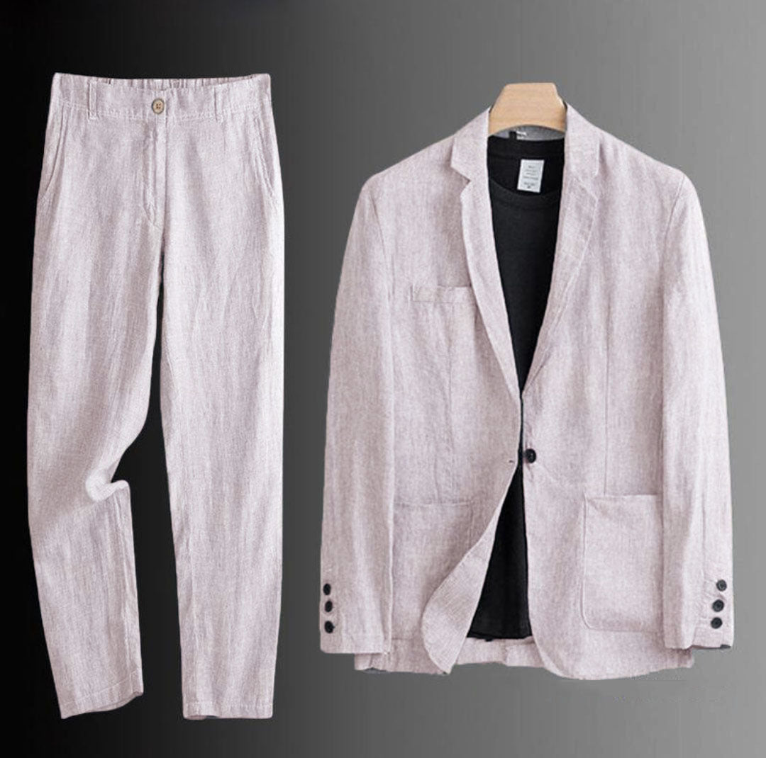 MANSSINO™ | Men's Linen Shirt Trouser Set