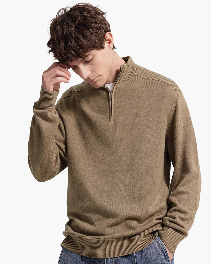 MANSSINO™ | MERINO WOOL HALF-ZIP