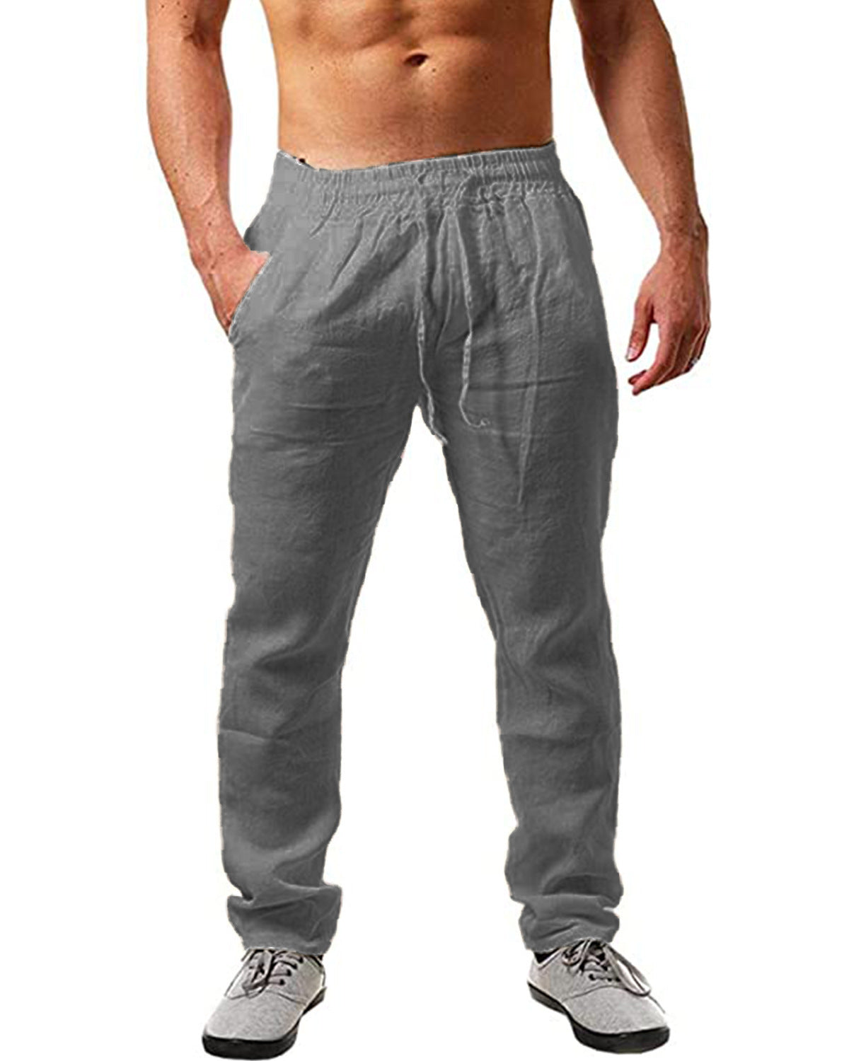 MANSSINO™ | Men's Linen Straight-Leg Trousers