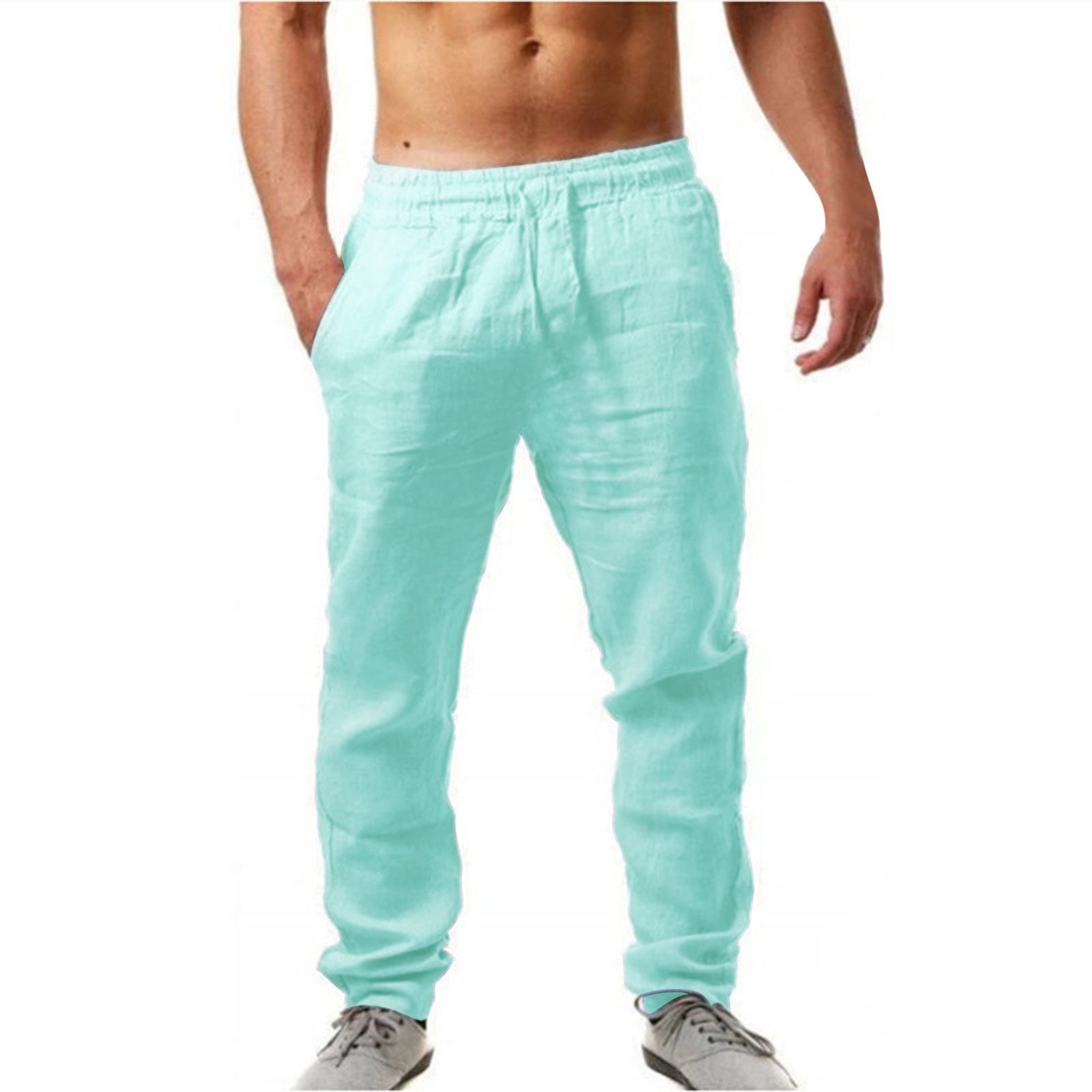 MANSSINO™ | Men's Linen Straight-Leg Trousers