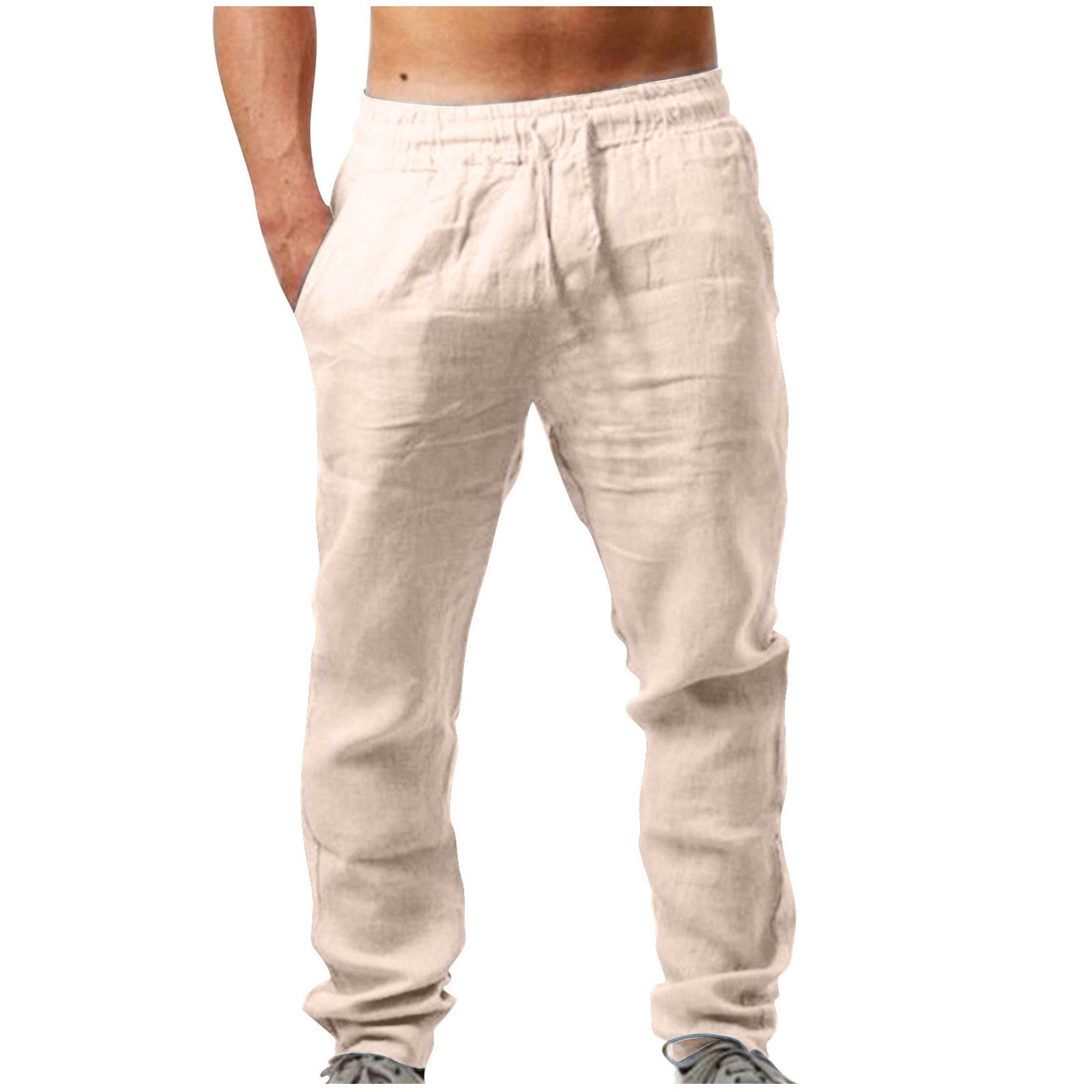 MANSSINO™ | Men's Linen Straight-Leg Trousers