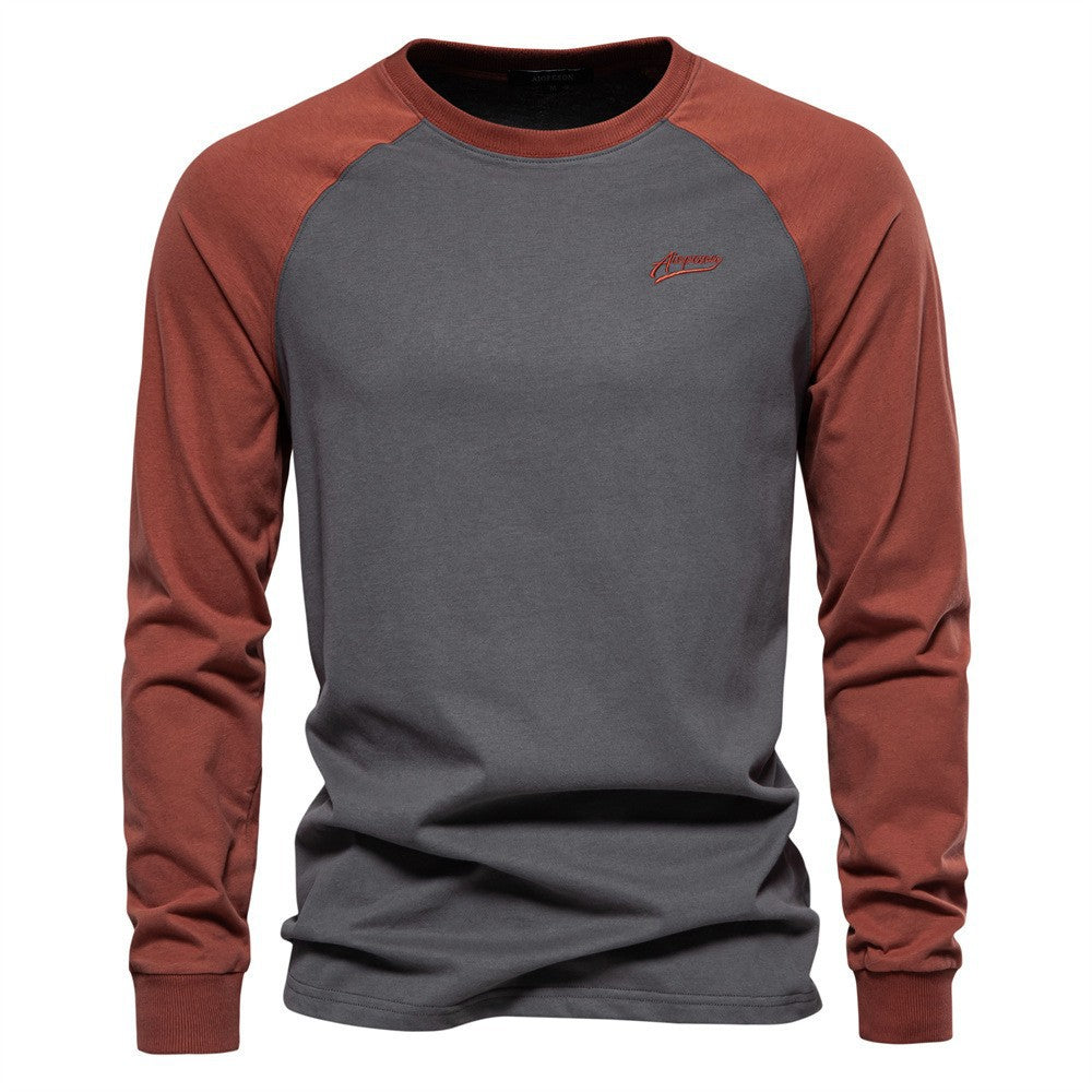 MANSSINO™ | Men's Raglan Long-Sleeve Cotton Tee