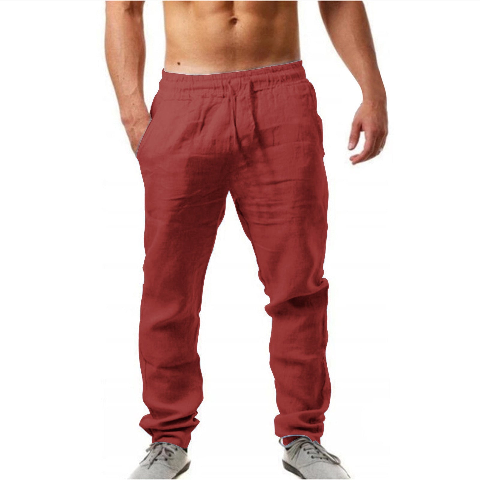 MANSSINO™ | Men's Linen Straight-Leg Trousers