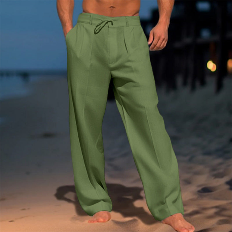 MANSSINO™ | Men's Polyester Blend Trousers