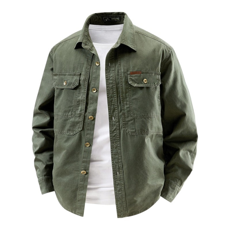 MANSSINO™ | Long-Sleeve Utility Shirt