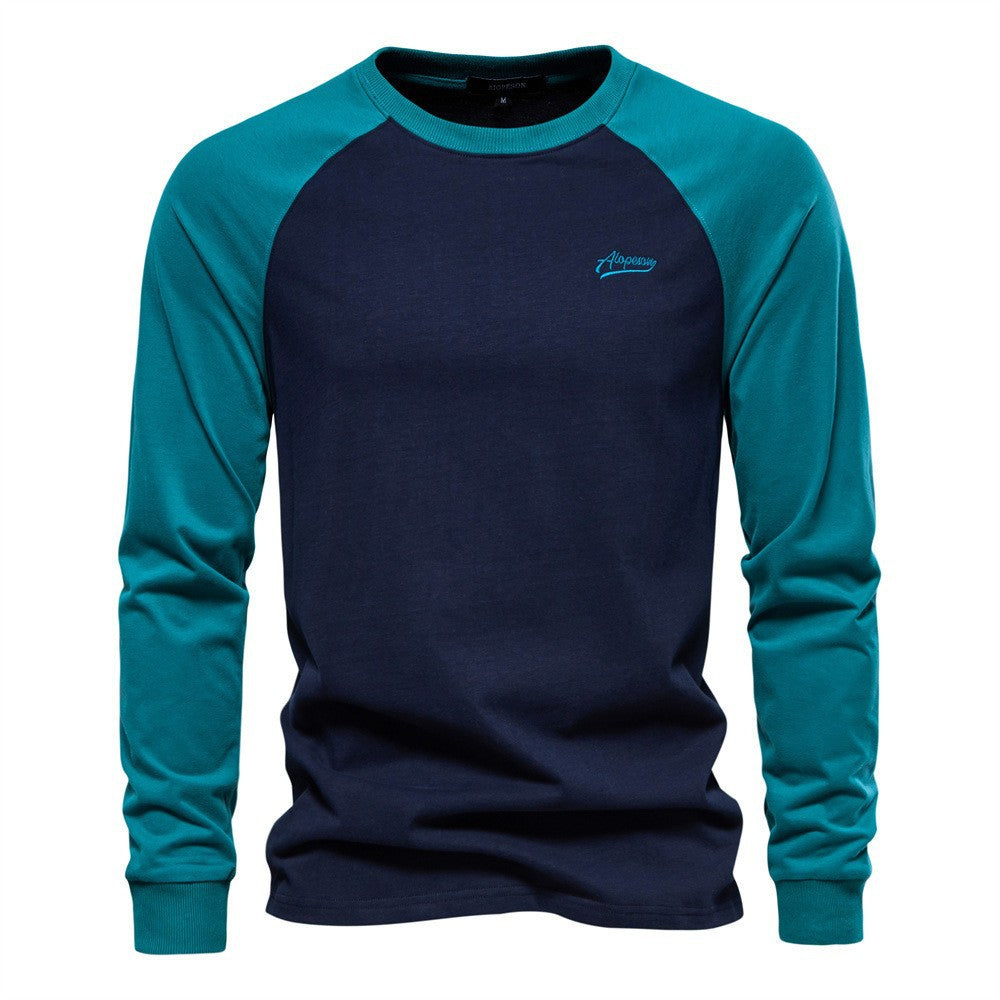 MANSSINO™ | Men's Raglan Long-Sleeve Cotton Tee