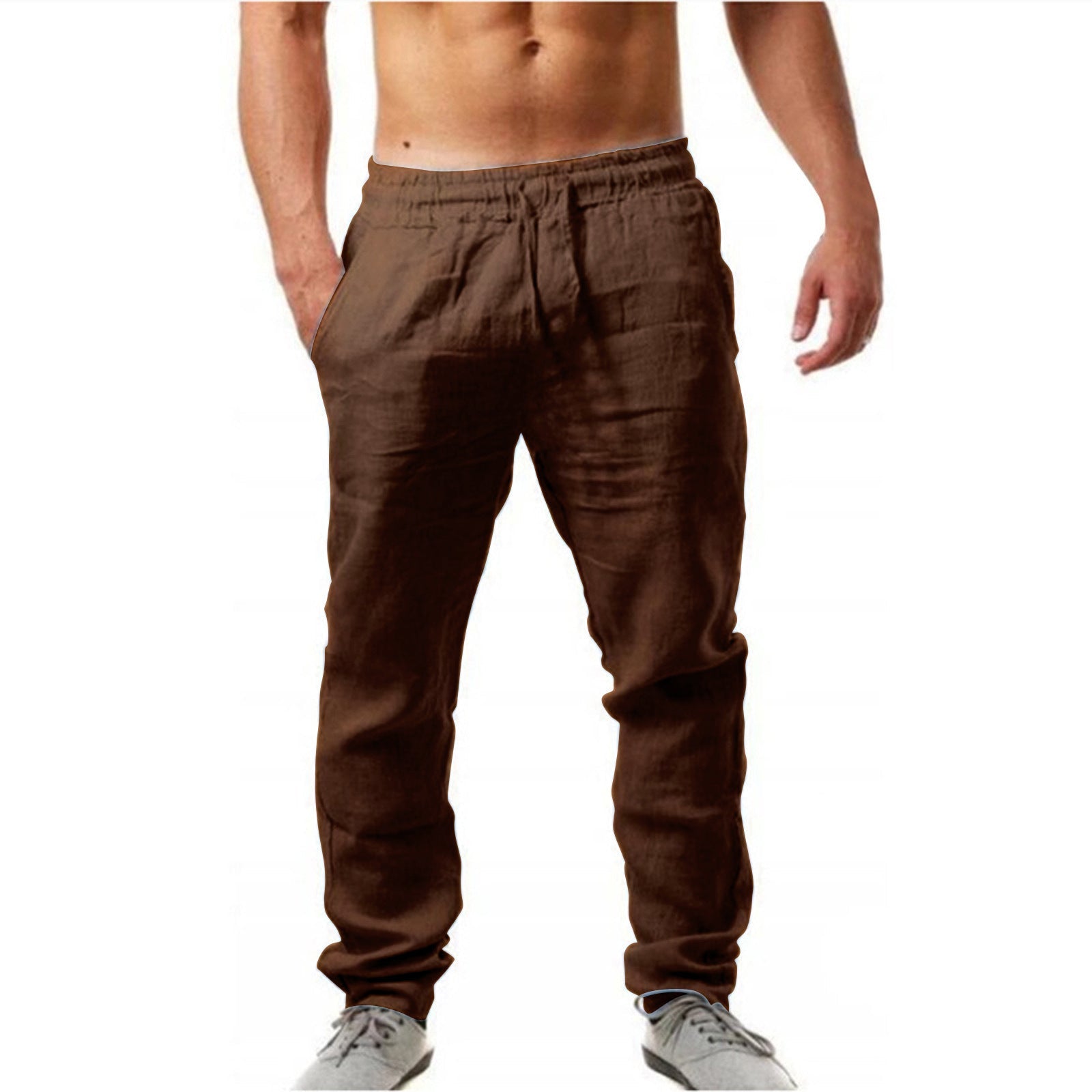 MANSSINO™ | Men's Linen Straight-Leg Trousers