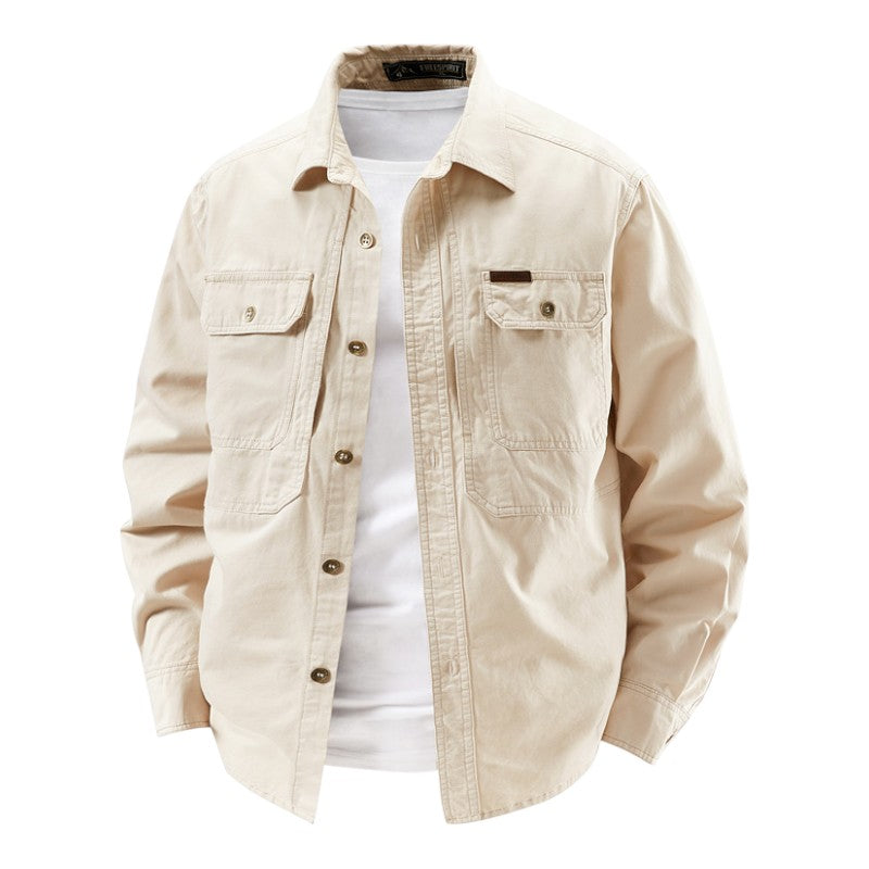 MANSSINO™ | Long-Sleeve Utility Shirt