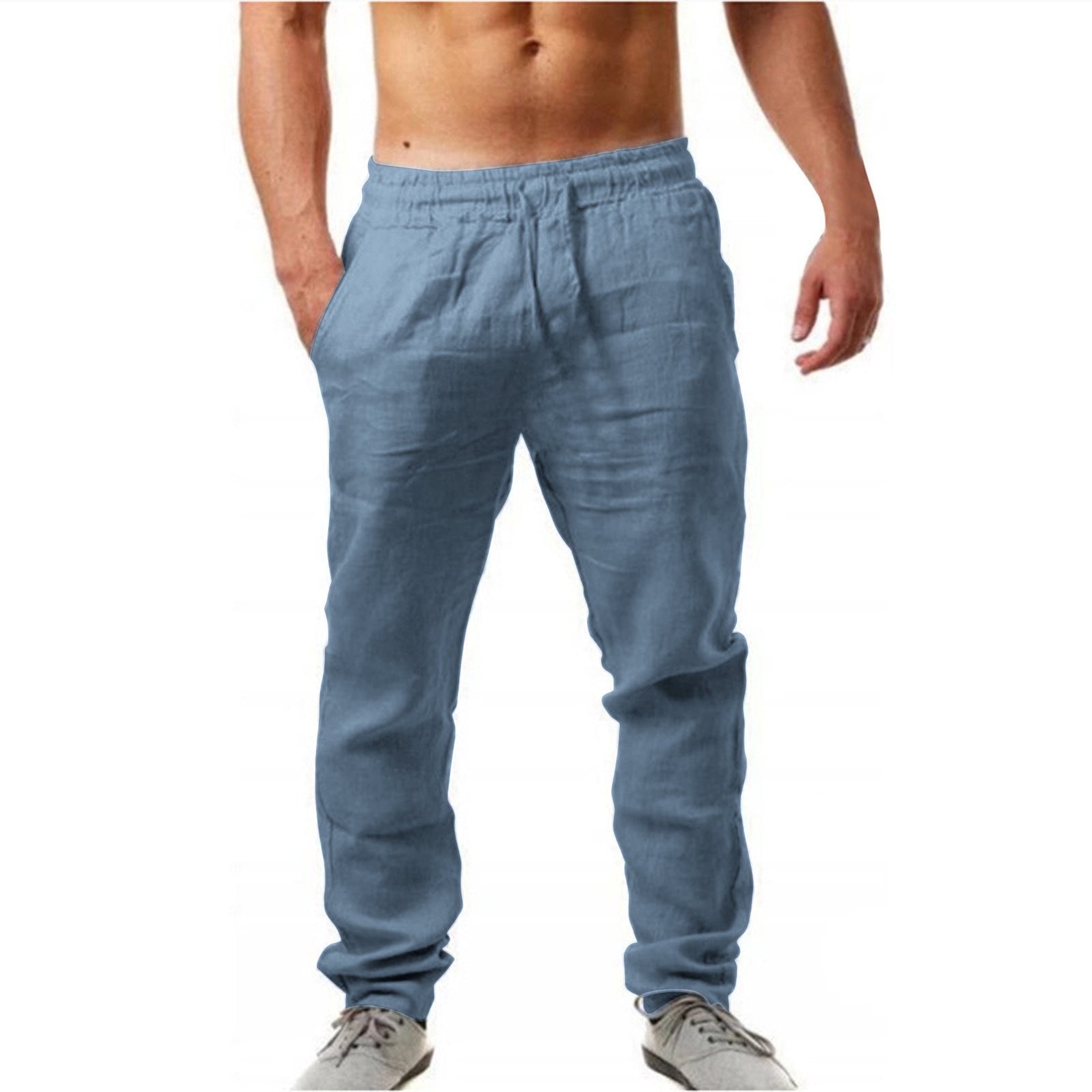 MANSSINO™ | Men's Linen Straight-Leg Trousers