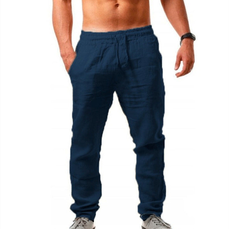MANSSINO™ | Men's Linen Straight-Leg Trousers