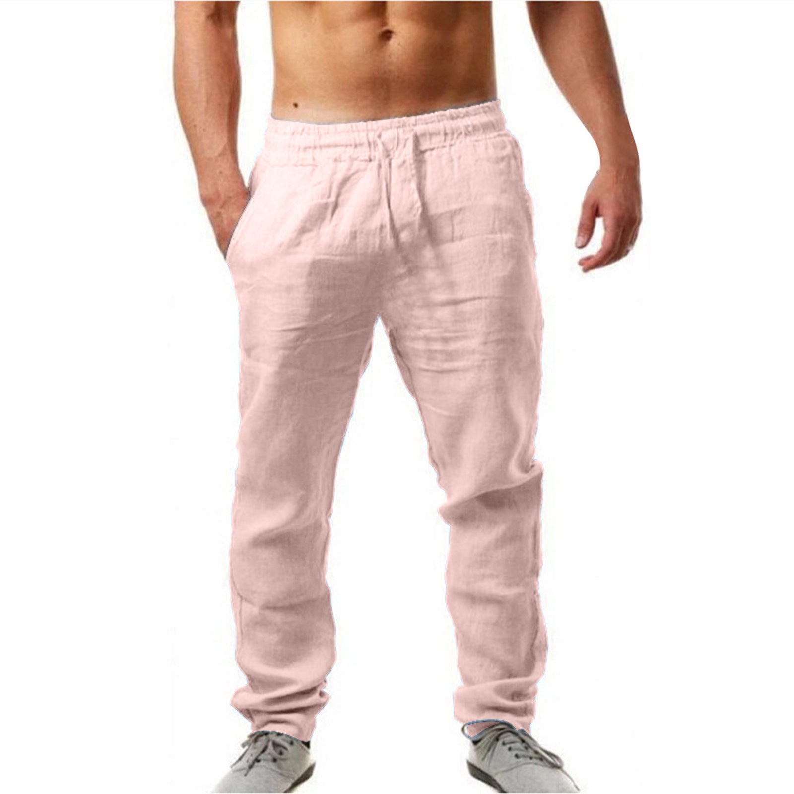 MANSSINO™ | Men's Linen Straight-Leg Trousers