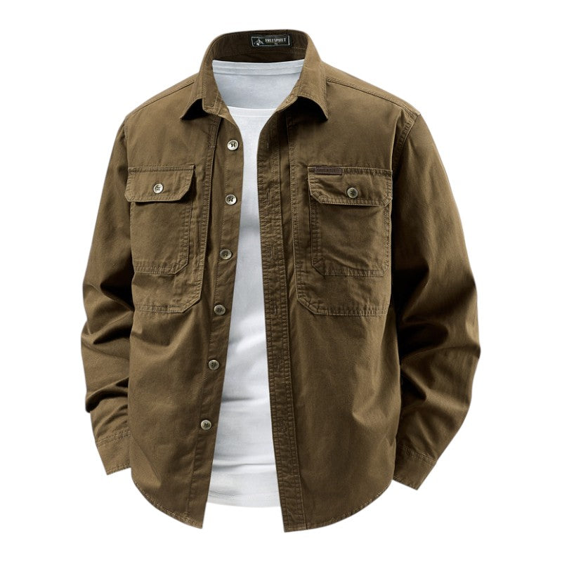 MANSSINO™ | Long-Sleeve Utility Shirt