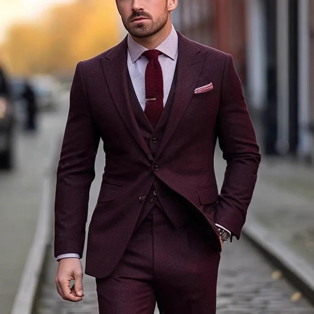 MANSSINO™ | Men's Three-Piece Suit