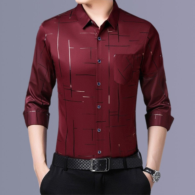 MANSSINO™ | Men's Geometric Print Shirt