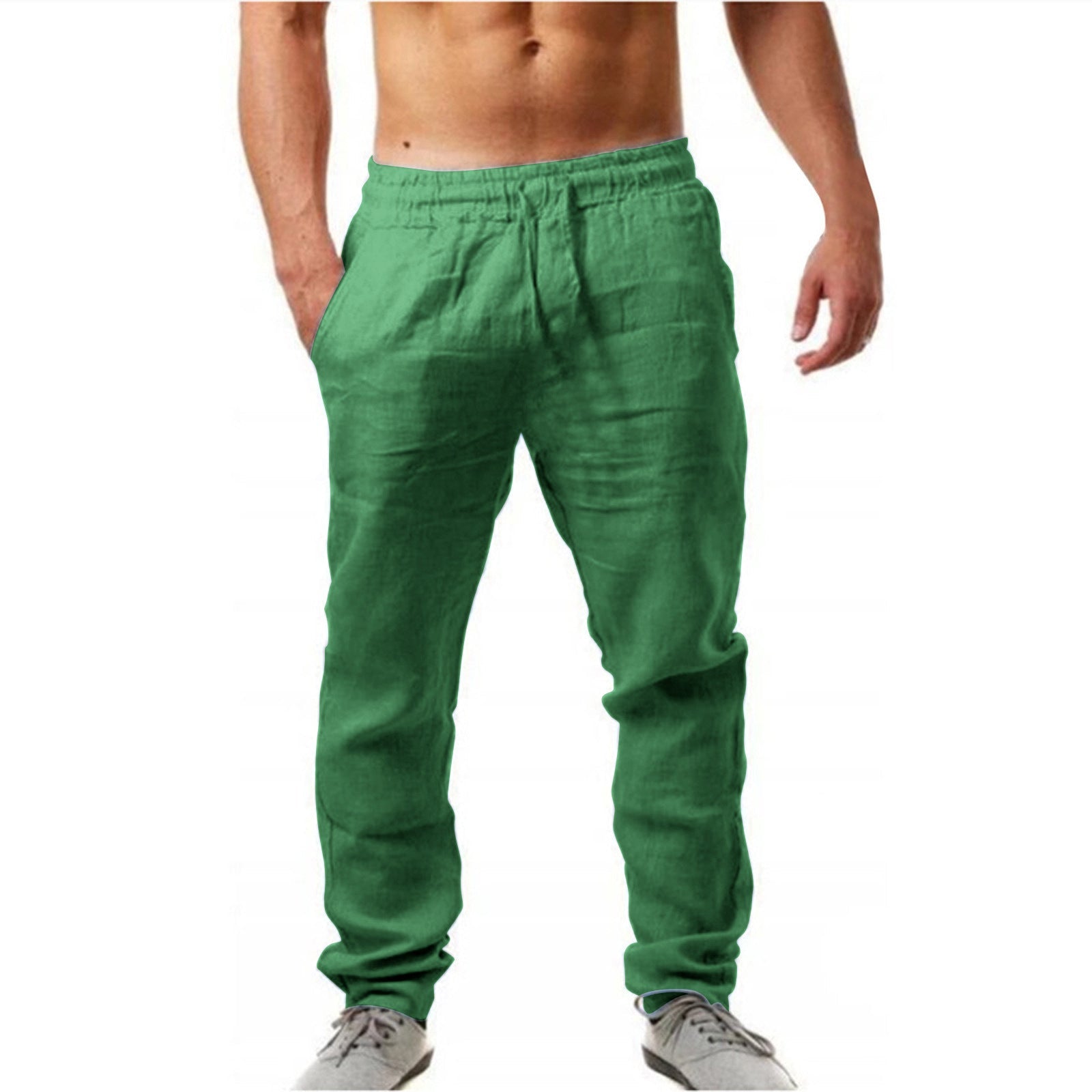 MANSSINO™ | Men's Linen Straight-Leg Trousers